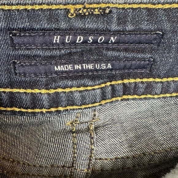 Hudson Women’s Denim Jeans Low Rise Flap Back Pockets Bootcut Color-Elm 26 - Picture 6 of 12